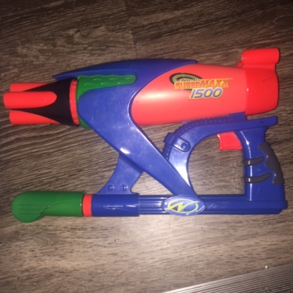 Nerf Toys Vintage Super Maxx Dart Gun Poshmark